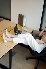 Court Heels | White