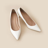 Court Heels | White