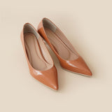Court Heels | Brown