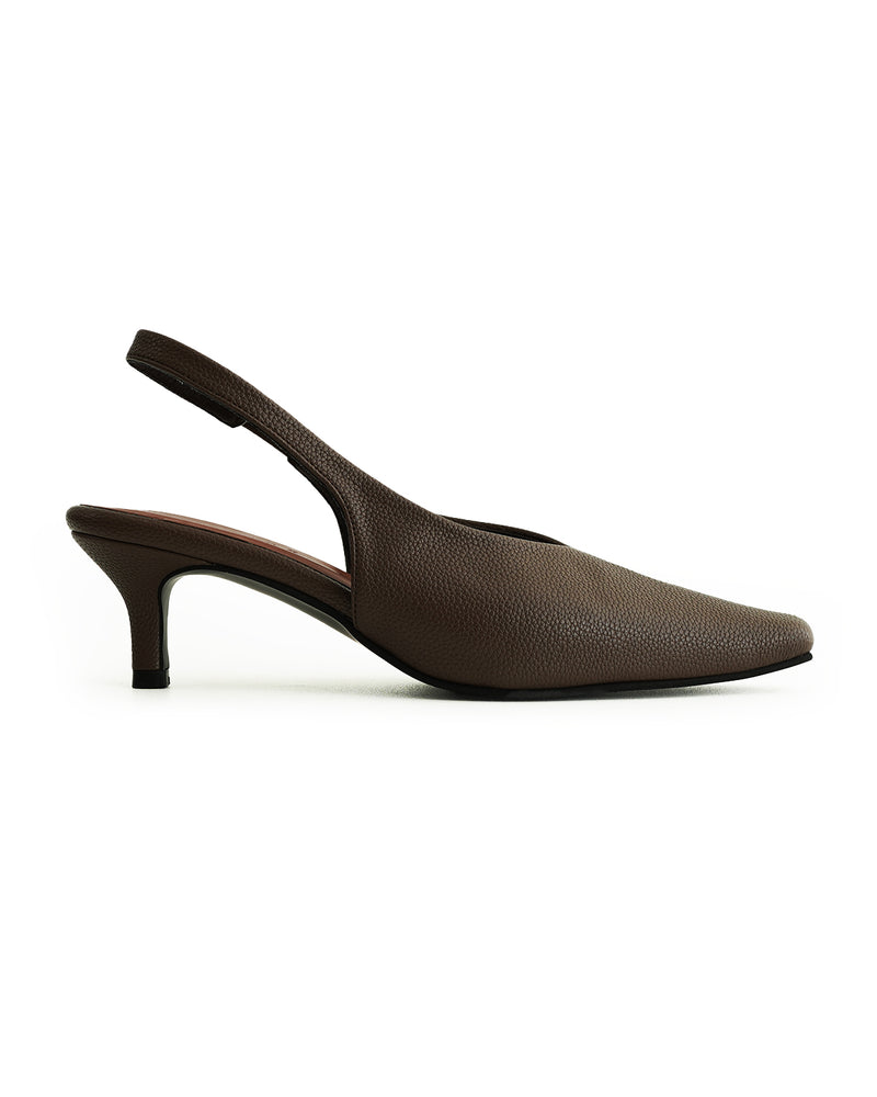Nadine Heels | Brown