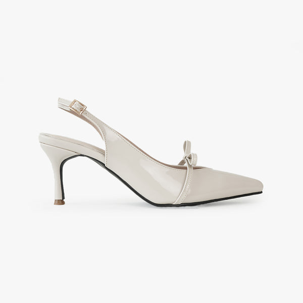 Irene Heels | Ivory