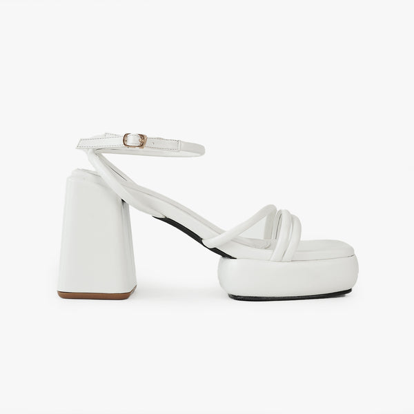 Charlotte Heels | White