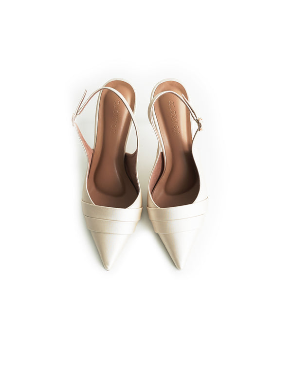 Diana Heels | Ivory