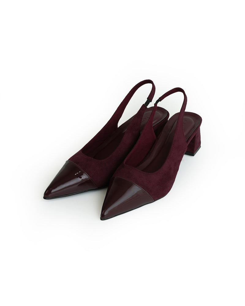 Estella Heels | Maroon
