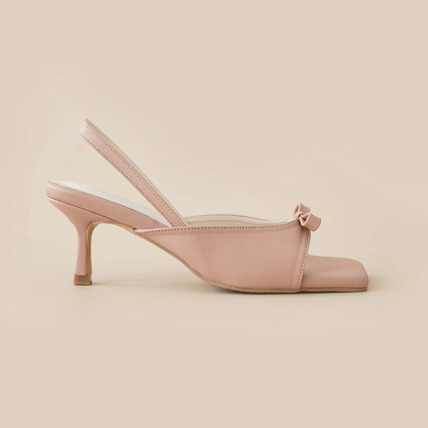 Blush pink hotsell mid heel shoes