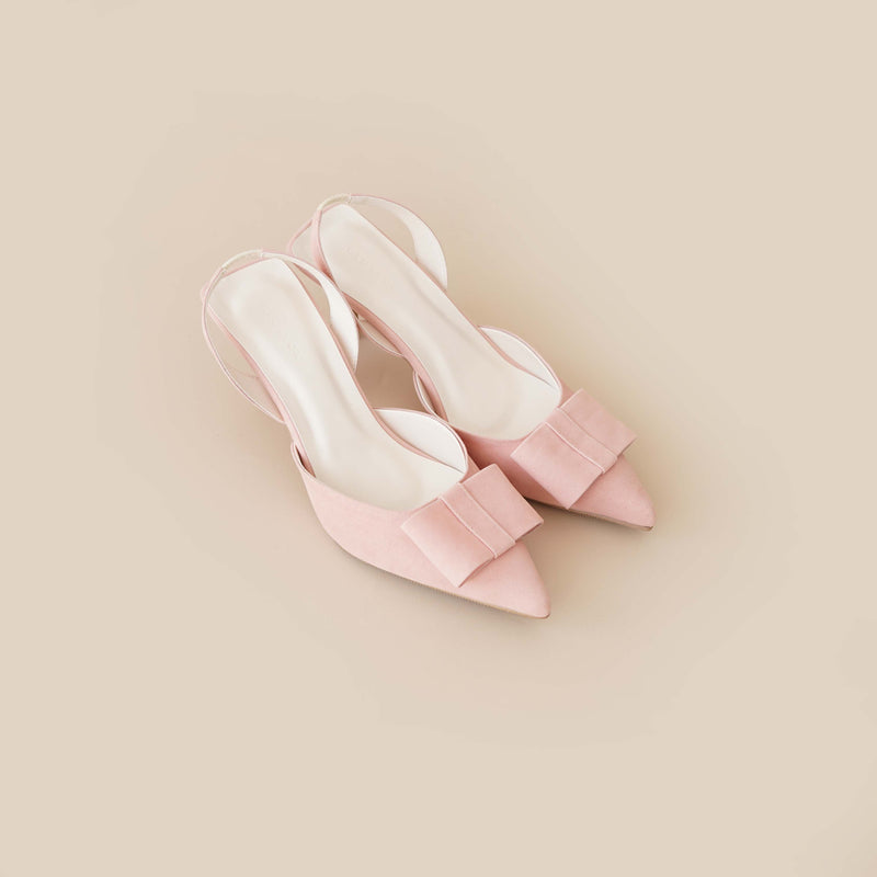 Gilena Heels | Blush Pink