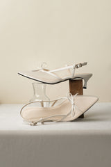 Carina Heels | White