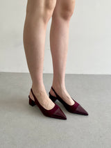 Estella Heels | Maroon