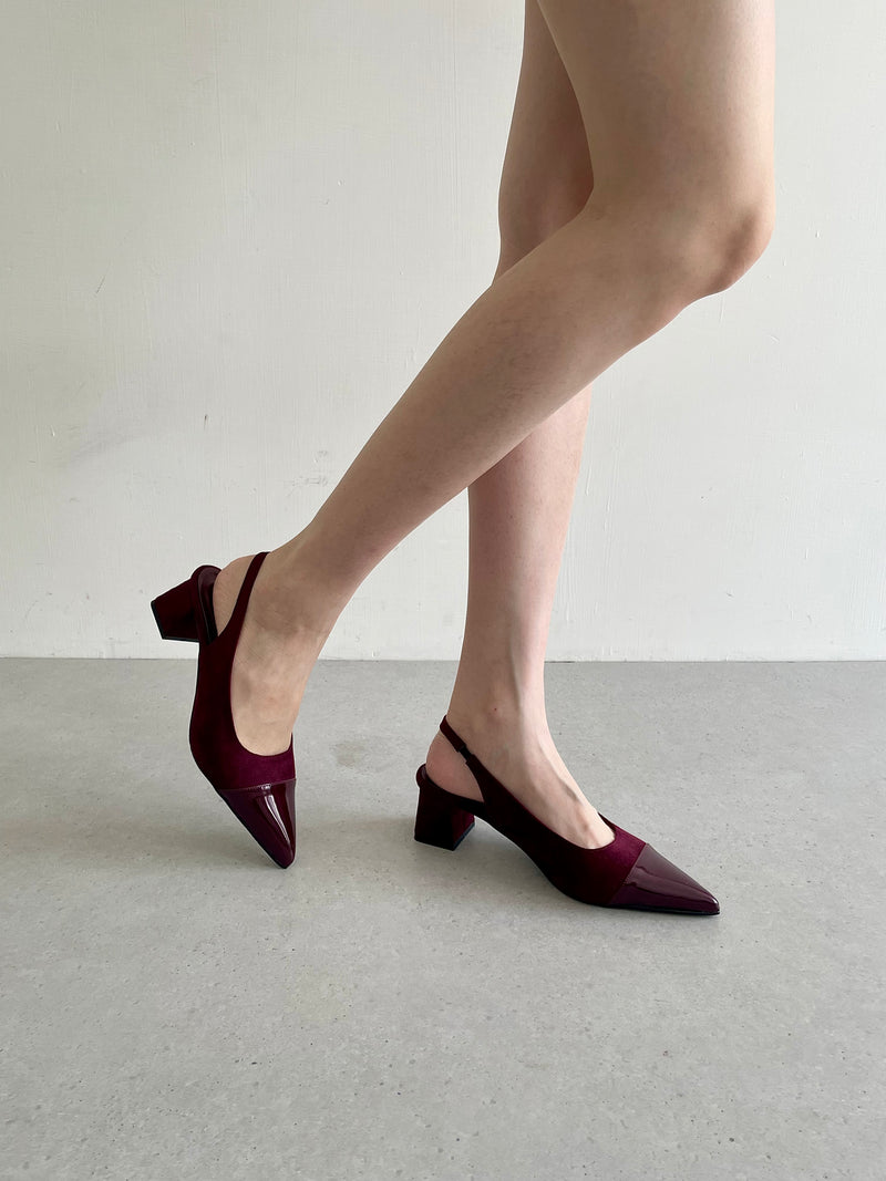 Estella Heels | Maroon