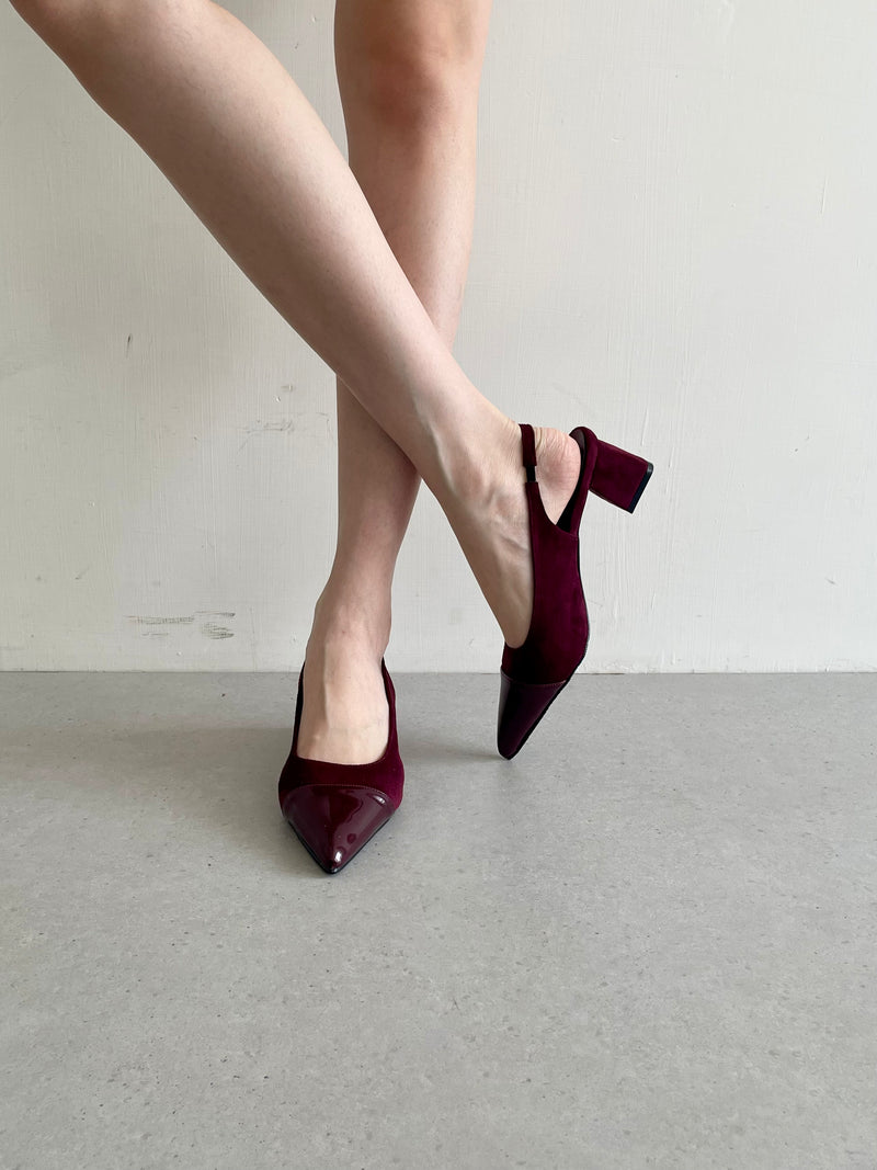 Estella Heels | Maroon