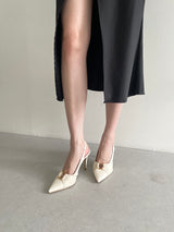 Lian Heels | Ivory
