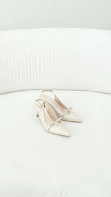 Irene Heels | Ivory