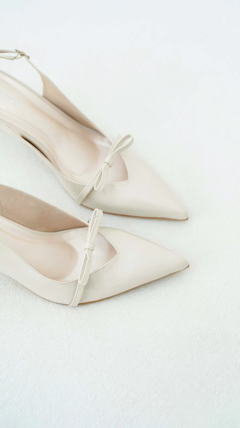 Irene Heels | Ivory