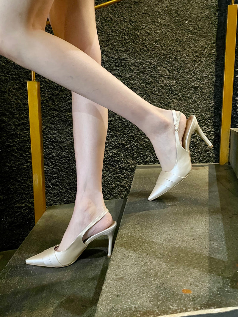 Diana Heels | Ivory