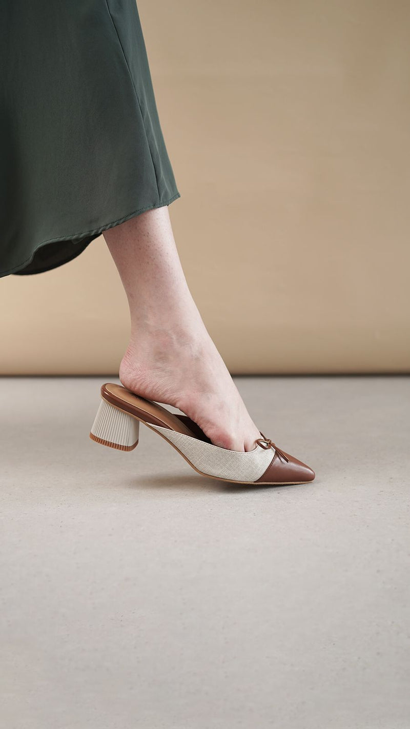 Dania Heels | Brown