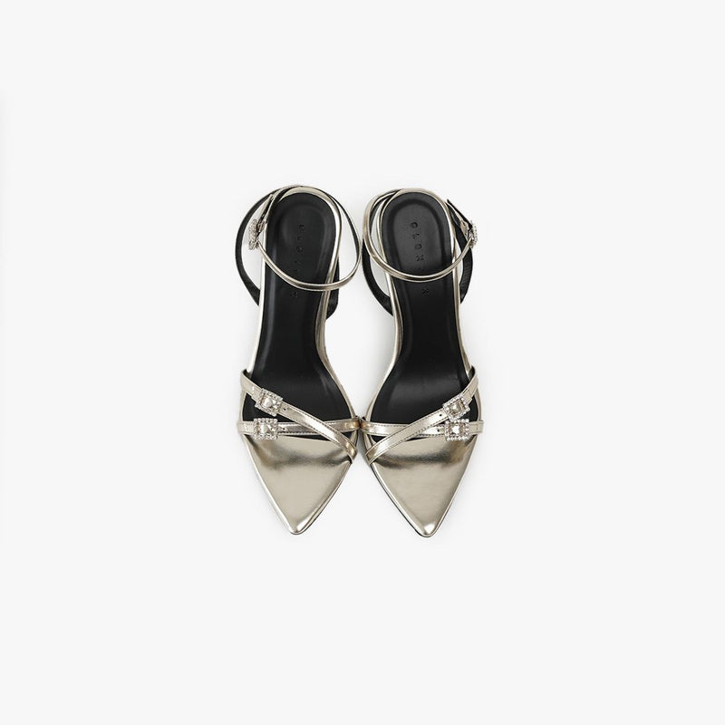 Zivva Heels | Silver