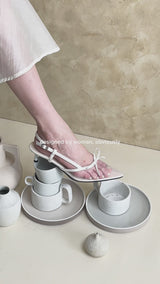 Carina Heels | White