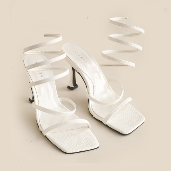Kylie Heels | White