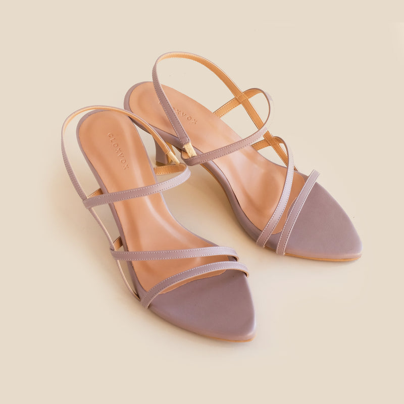 Tisha Heels | Ash Purple