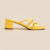 Astrid Heels | Yellow