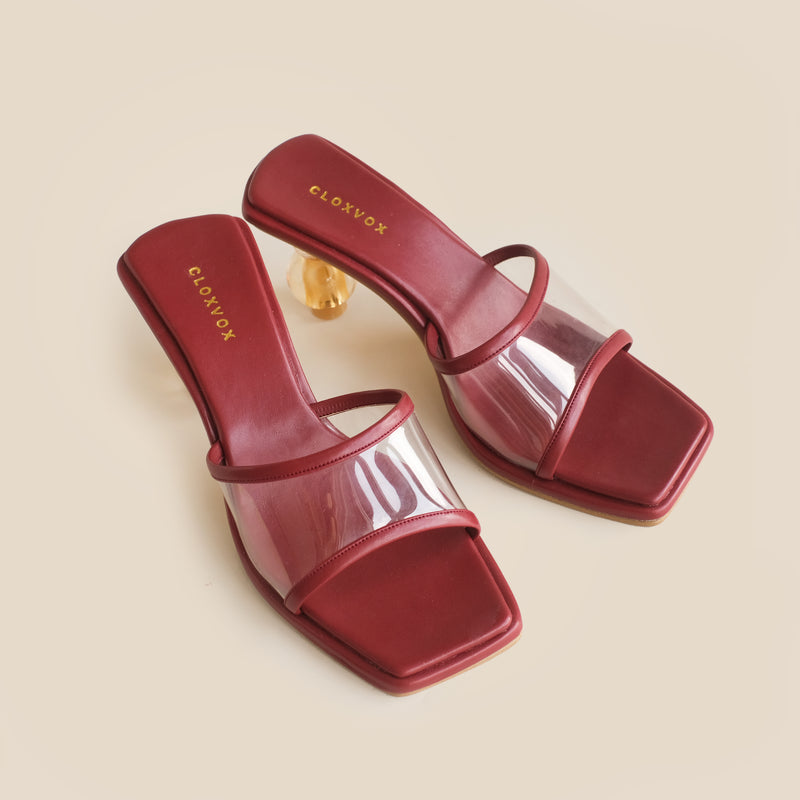 Clarice  Heels | Red