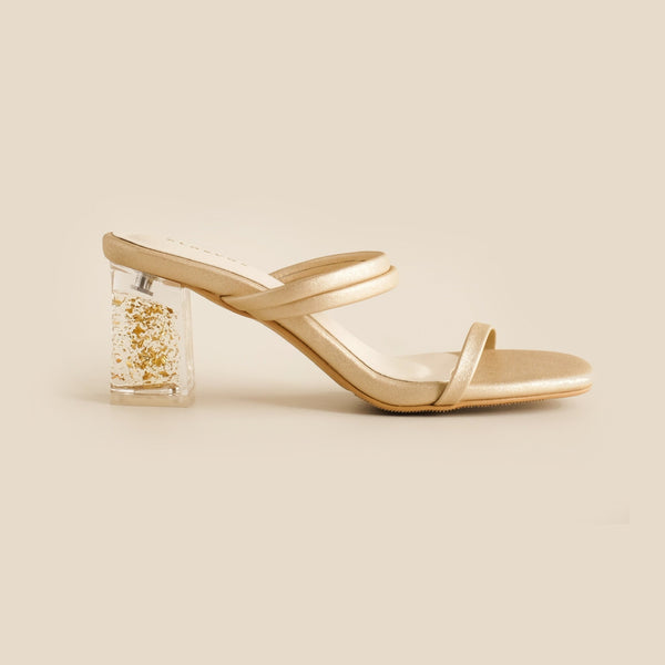 Vienna Heels | Gold