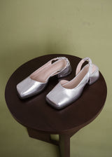 Riley Heels | Silver