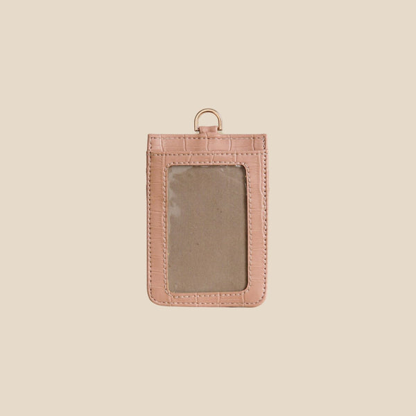 ID CARD HOLDER LANYARD | Pale Pink