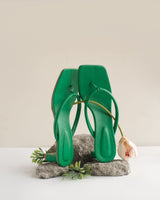 Lexy Heels | Forest Green