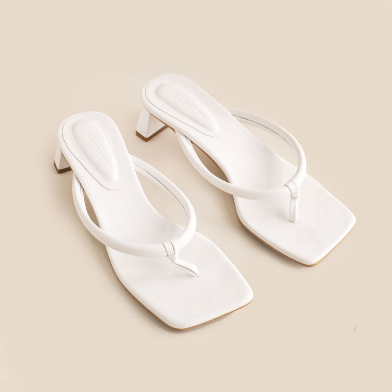 Lexy Heels | White