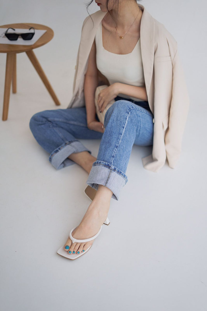 Lexy Heels | White