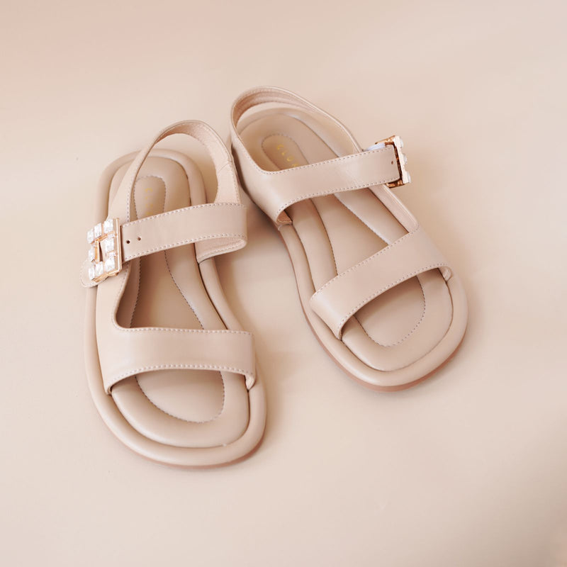 Glacee Sandals | Nude