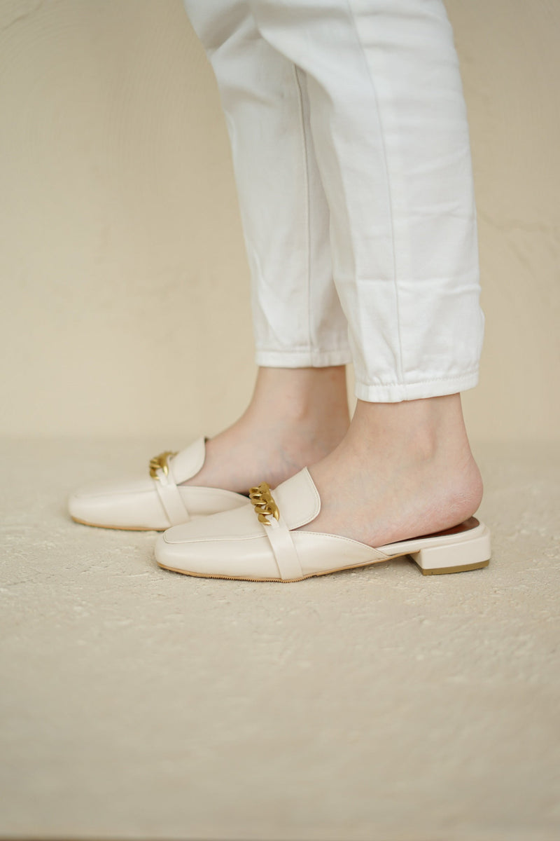 Loewy Mules | Ivory